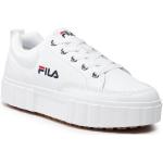 Przecenione Białe Sneakersy damskie marki Fila w rozmiarze 41 