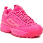 Przecenione Różowe Sneakersy damskie marki Fila w rozmiarze 33 