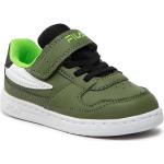 Przecenione Zielone Niskie sneakersy męskie marki Fila w rozmiarze 22 