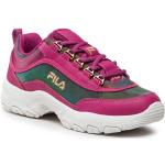 Przecenione Różowe Niskie sneakersy damskie marki Fila w rozmiarze 36 