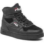 Przecenione Czarne Wysokie sneakersy męskie marki Fila w rozmiarze 28 