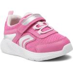 Różowe Sneakersy damskie marki Geox w rozmiarze 24 