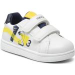 Przecenione Białe Sneakersy męskie marki Geox w rozmiarze 25 