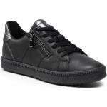 Przecenione Czarne Sneakersy damskie marki Geox w rozmiarze 38 