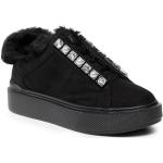 Przecenione Czarne Sneakersy damskie marki Guess w rozmiarze 38 