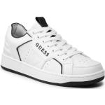 Przecenione Białe Sneakersy damskie marki Guess w rozmiarze 37 