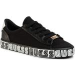 Przecenione Czarne Sneakersy damskie marki Guess w rozmiarze 36 