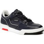 Przecenione Granatowe Niskie sneakersy męskie marki Hugo w rozmiarze 42 