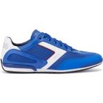 Niebieskie Niskie sneakersy odblaskowe gładkie marki HUGO BOSS BOSS w rozmiarze 41 