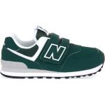Zielone Sneakersy sznurowane dla chłopców eleganckie marki New Balance 574 w rozmiarze 24 