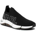 Przecenione Czarne Niskie sneakersy męskie marki Karl Lagerfeld w rozmiarze 41 