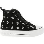 Czarne Sneakersy damskie bawełniane marki Karl Lagerfeld w rozmiarze 40 