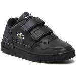 Przecenione Czarne Sneakersy męskie marki Lacoste w rozmiarze 28 