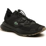 Przecenione Czarne Niskie sneakersy męskie z Goretexu marki Lacoste w rozmiarze 43 
