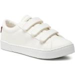 Przecenione Białe Sneakersy damskie marki LEVI´S w rozmiarze 37 