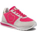 Przecenione Różowe Sneakersy damskie marki MOSCHINO w rozmiarze 38 