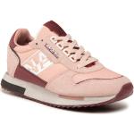 Przecenione Różowe Niskie sneakersy damskie marki NAPAPIJRI w rozmiarze 39 