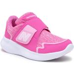 Przecenione Różowe Sneakersy sznurowane damskie marki New Balance w rozmiarze 35 