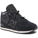 Czarne Sneakersy sznurowane damskie z zamszu marki New Balance w rozmiarze 36 