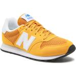 Przecenione Żółte Sneakersy sznurowane męskie sportowe marki New Balance w rozmiarze 42 