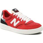 Przecenione Czerwone Sneakersy sznurowane męskie sportowe marki New Balance 