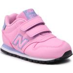 Różowe Sneakersy sznurowane damskie marki New Balance 