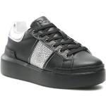 Przecenione Czarne Sneakersy damskie marki Pollini w rozmiarze 37 
