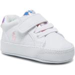 Przecenione Białe Sneakersy damskie marki POLO RALPH LAUREN Big & Tall w rozmiarze 19 