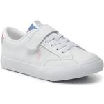 Przecenione Białe Sneakersy damskie marki POLO RALPH LAUREN Big & Tall w rozmiarze 34 