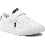 Białe Sneakersy męskie marki POLO RALPH LAUREN Big & Tall w rozmiarze 31 