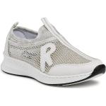 Przecenione Białe Sneakersy damskie marki Rieker w rozmiarze 37 