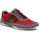 Przecenione Czerwone Sneakersy męskie marki Rieker w rozmiarze 40 