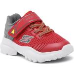 Przecenione Czerwone Sneakersy męskie marki Skechers w rozmiarze 22 