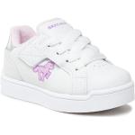 Przecenione Białe Sneakersy damskie marki Skechers w rozmiarze 26 