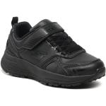 Przecenione Czarne Niskie sneakersy męskie marki Skechers w rozmiarze 28 