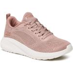 Różowe Niskie sneakersy damskie marki Skechers w rozmiarze 35 