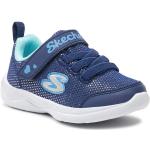 Niebieskie Sneakersy na rzepy dla dziewczynek 