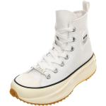 Białe Wysokie sneakersy gładkie płócienne na jesień marki Steve Madden w rozmiarze 35,5 