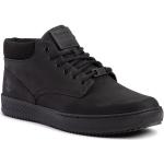 Przecenione Czarne Wysokie sneakersy męskie z nubuku marki Timberland w rozmiarze 42 