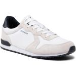 Przecenione Białe Niskie sneakersy męskie marki Tommy Hilfiger w rozmiarze 45 