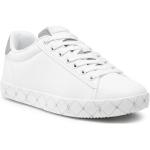 Przecenione Białe Sneakersy damskie marki Trussardi w rozmiarze 36 