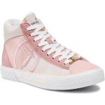 Przecenione Różowe Sneakersy damskie marki Trussardi w rozmiarze 37 