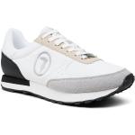 Przecenione Białe Sneakersy męskie marki Trussardi w rozmiarze 41 