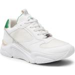 Przecenione Białe Niskie sneakersy męskie marki Trussardi w rozmiarze 42 