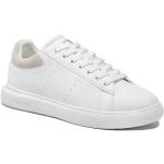 Przecenione Białe Niskie sneakersy męskie marki Trussardi w rozmiarze 45 