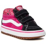 Różowe Sneakersy na rzepy dla dziewczynek 