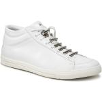 Przecenione Białe Buty skórzane damskie z gładkiej skóry marki Wojas w rozmiarze 38 