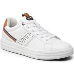 Przecenione Białe Niskie sneakersy męskie marki WRANGLER w rozmiarze 40 