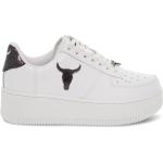 Białe Sneakersy na koturnie damskie w stylu casual marki Windsor Smith w rozmiarze 40 