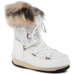 Przecenione Białe Śniegowce damskie na zimę marki Moon Boot w rozmiarze 37 